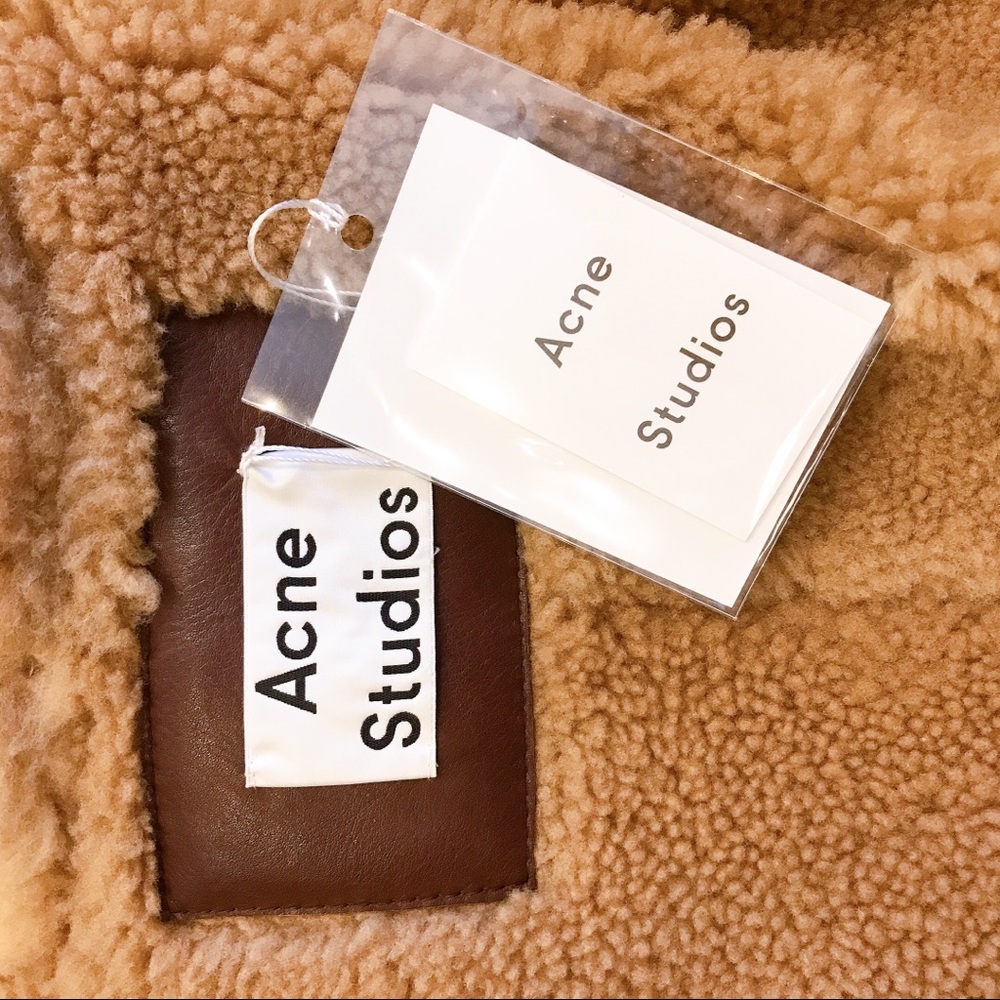 ACNE STUDIOS Lorin Hooded Leather Shearling Coat - Picture 12 of 16